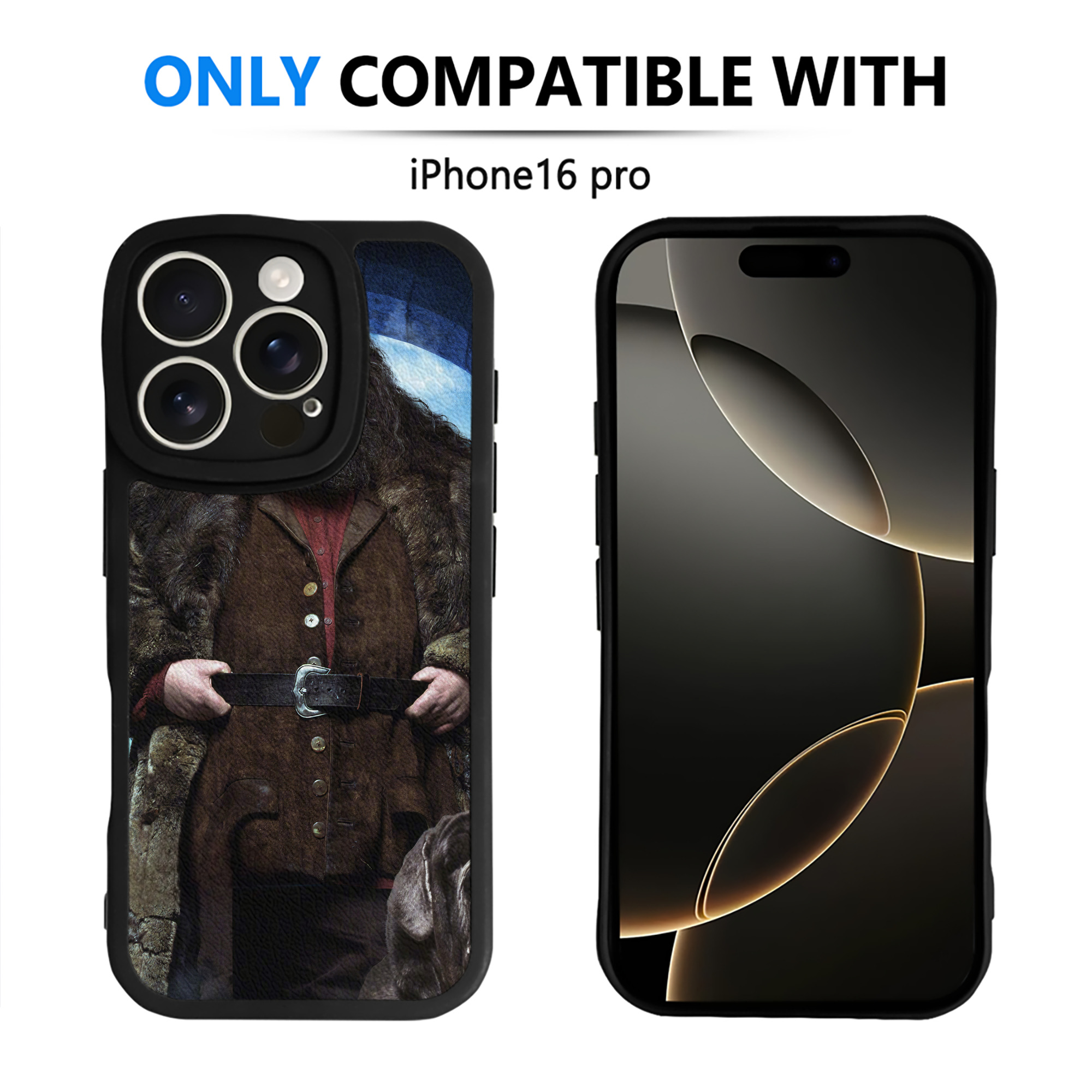 （画像用） Harry Potter ハリー・ポッターシリーズ 【iPhone 16シリーズ対応】シリコンスマホケース（レザー調） 材質：シリコン